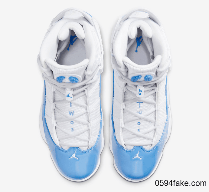 清新北卡配色！全新全新Jordan 6 Rings “UNC”现已发售！ 货号：CW7037-100