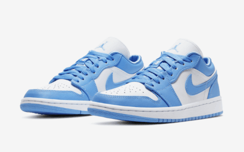 北卡Air Jordan 1 Low “UNC”首度曝光！清新十足！ 货号：AO9944-441