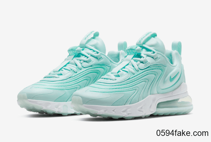 薄荷绿色调！全新Nike Air Max 270 React ENG即将登场！ 货号：CK2608-300