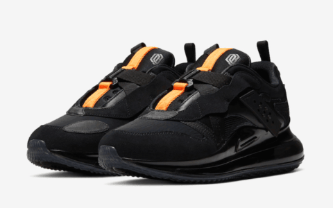 机能鞋款Nike Air Max 720 Slip OBJ“ Black”释出官图！2月21日发售！ 货号：DA4155-001