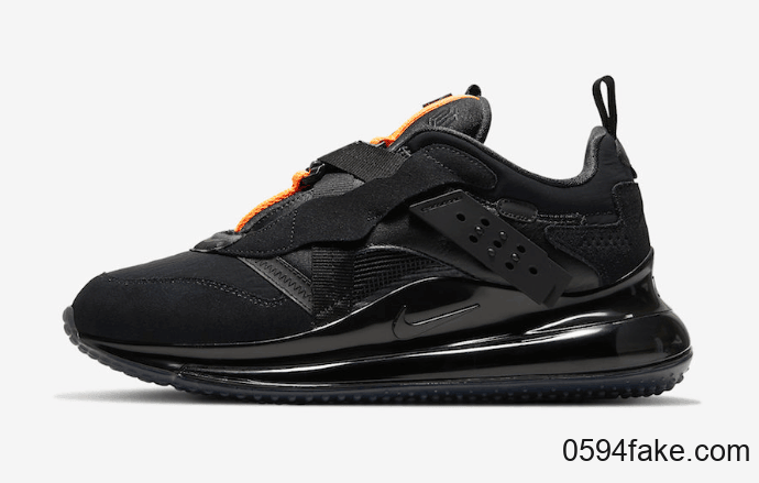 机能鞋款Nike Air Max 720 Slip OBJ“ Black”释出官图！2月21日发售！ 货号：DA4155-001