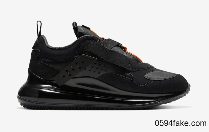 机能鞋款Nike Air Max 720 Slip OBJ“ Black”释出官图！2月21日发售！ 货号：DA4155-001