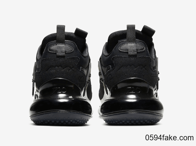 机能鞋款Nike Air Max 720 Slip OBJ“ Black”释出官图！2月21日发售！ 货号：DA4155-001