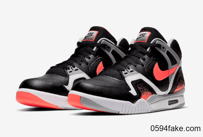 热熔岩反转配色！Nike Air Tech Challenge 2“黑熔岩”即将登场！ 货号：CQ0936-001