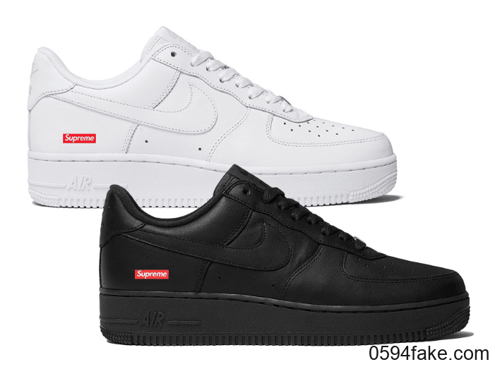 Supreme x AF1最新美照曝光！简约百搭！