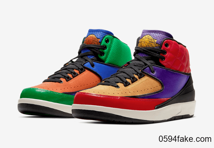 高规格制作！Air Jordan 2 WMNS“ Multicolor”释出官图！ 货号：CT6244-600