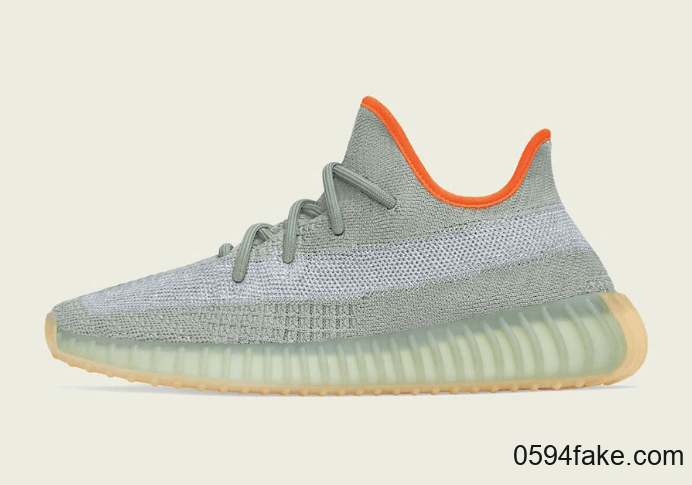 清新鼠尾草绿！Yeezy 350 V2“ Desert Sage”白色情人节发售！ 货号：FX9035