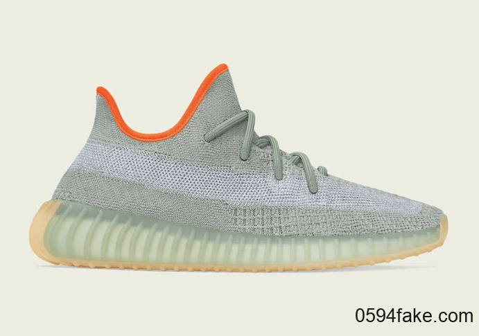 清新鼠尾草绿！Yeezy 350 V2“ Desert Sage”白色情人节发售！ 货号：FX9035