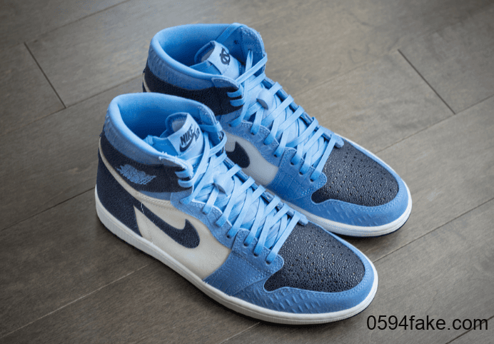 北卡Air Jordan 1“ UNC” PE实物图释出！真的难买！