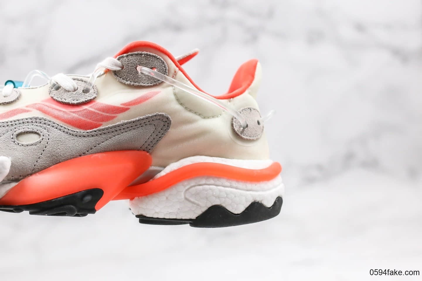 阿迪达斯Adidas Torsion X公司级版本抗扭转系列爆米花缓震休闲运动鞋水管老爹鞋白橙配色巴斯夫真爆 货号：EH0244