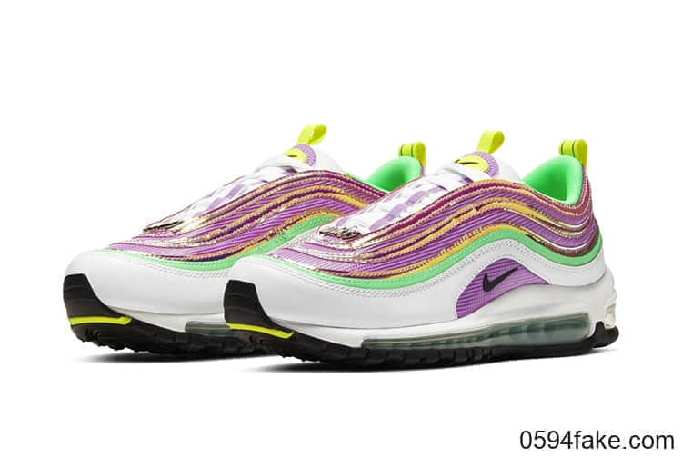 Nike复古跑鞋Air Max 97新配色惊艳亮相！超吸睛！