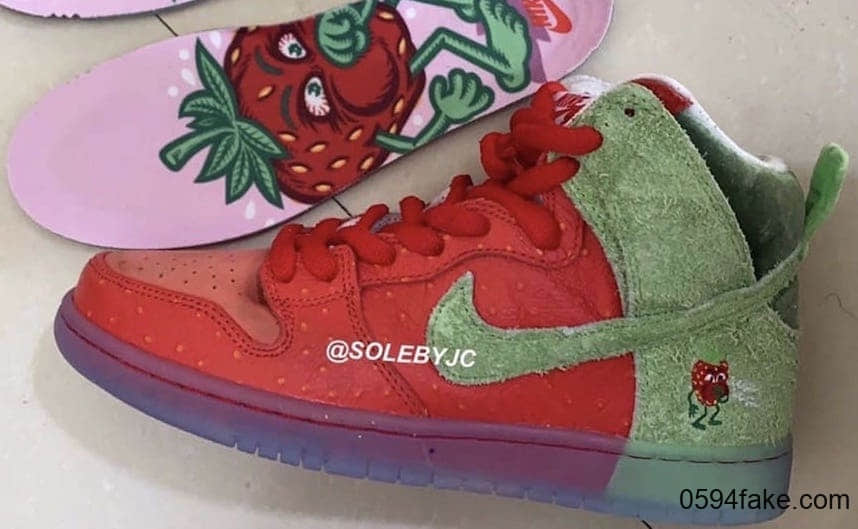 Todd Bratrud新作曝光！这双Nike SB Dunk“咳嗽草莓”你打几分？