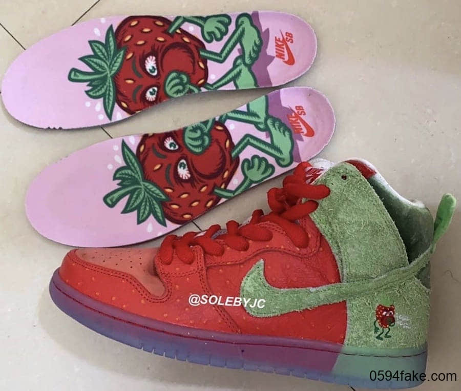 Todd Bratrud新作曝光！这双Nike SB Dunk“咳嗽草莓”你打几分？