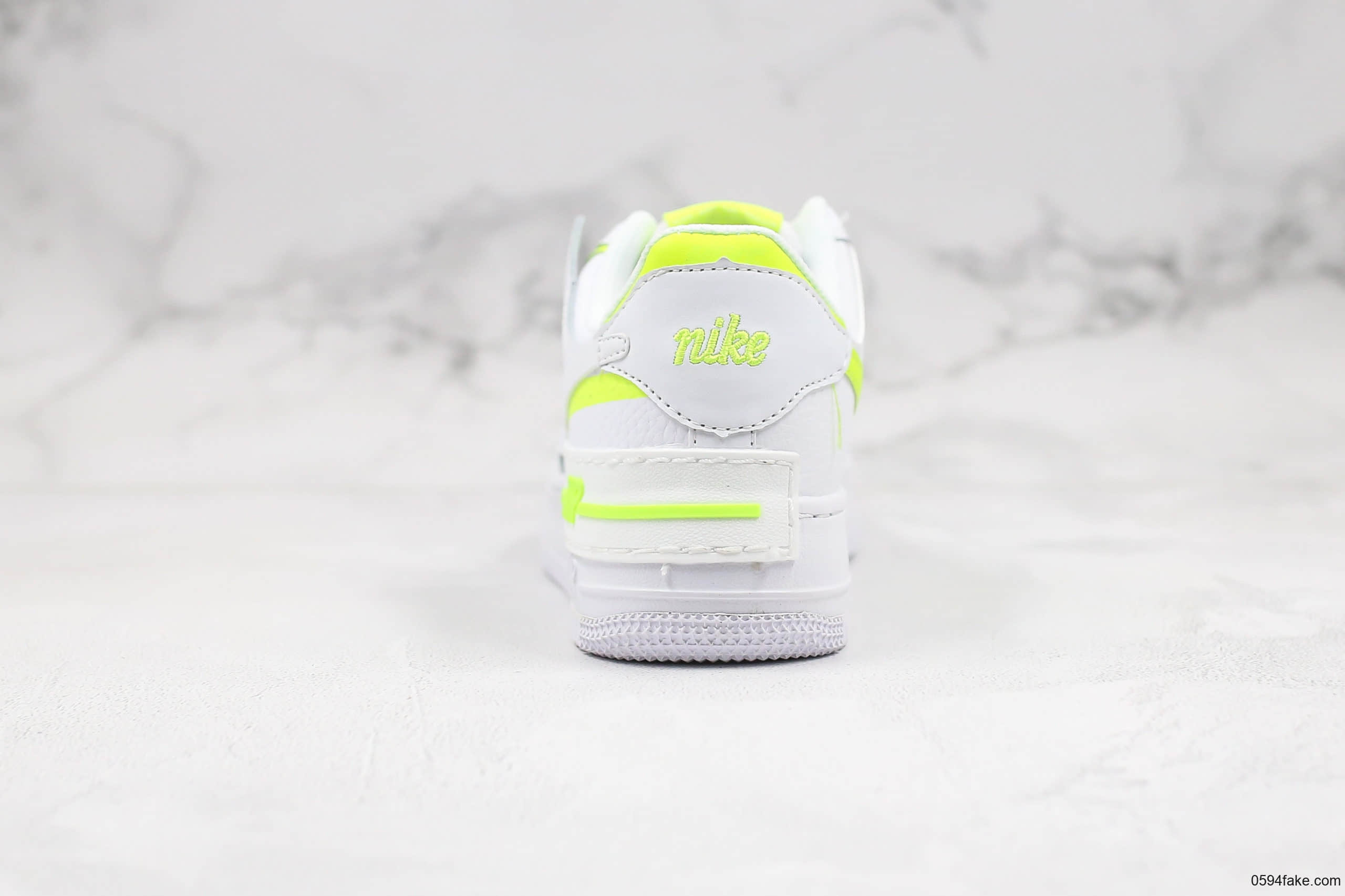 耐克Nike Air Force 1 Shadow纯原版本低帮空军一号马卡龙糖果白绿色原盒原标正确卡色 货号：CI0919-104