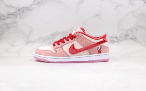 耐克STRANGELOVE X Nike SB DUNK LOW联名款纯原版本DUNK情人节限定原盒版本内置气垫正确材质 货号：CT2552-800