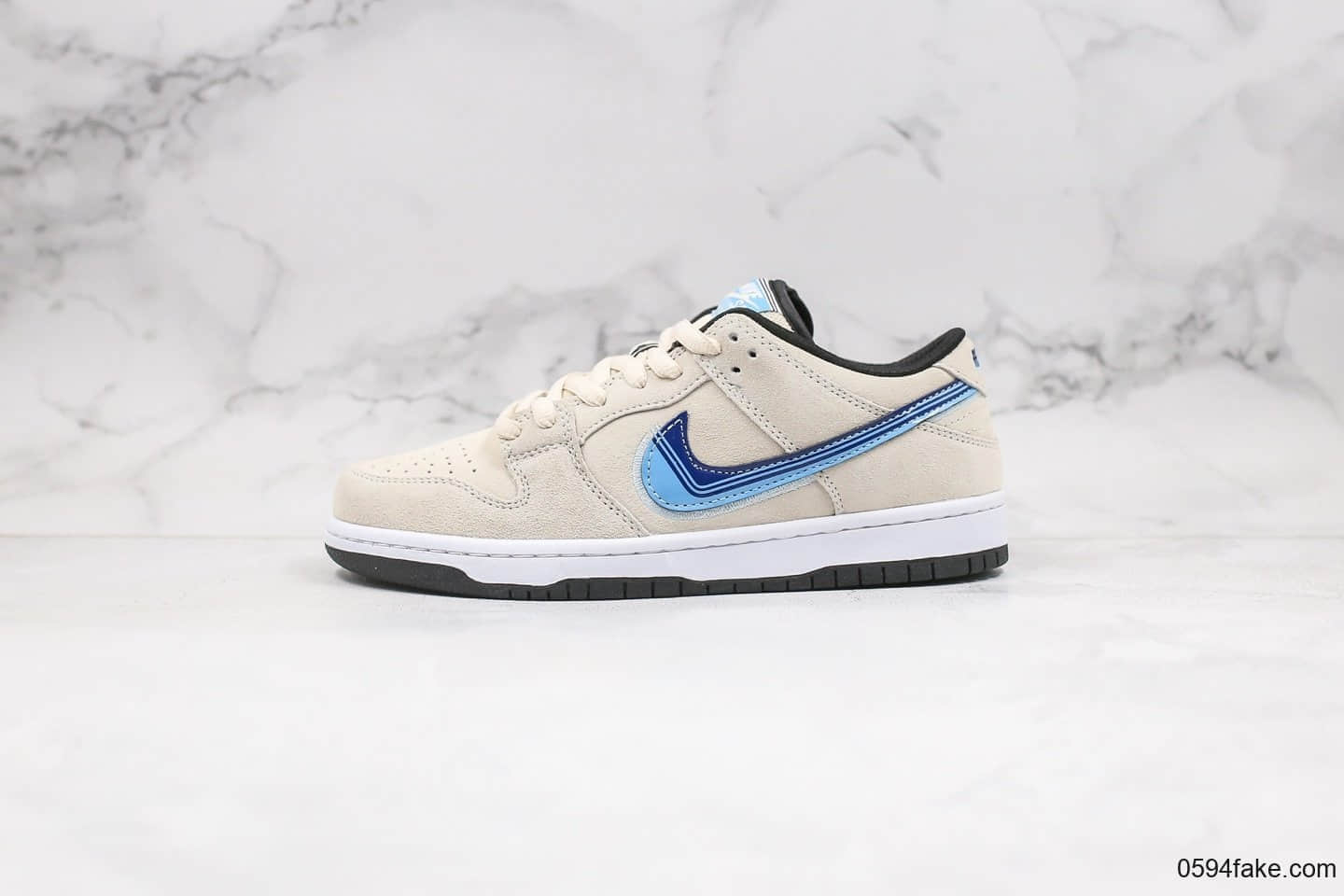 耐克Nike SB Dunk Low Truck It Pack纯原版本低帮DUNK米白蓝色公路旅行内置Zoom气垫原盒原标 货号：CT6688-200