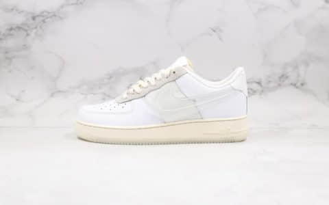 耐克Nike Air Force 1 Low DNA纯原版本低帮空军一号解构DNA米白色内置气垫透明鞋底原盒原标 货号：CV3040-100