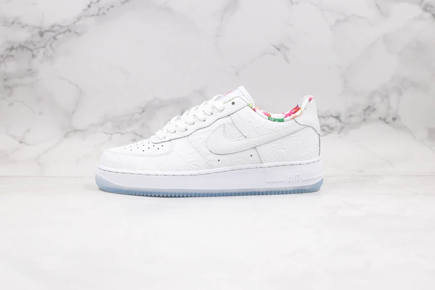 耐克Nike Air Force 1 Low 07 PRM纯原版本低帮空军一号鼠年限定白皮革铜钱剪纸配色内置气垫原档案数据开发原盒配件 货号：CU8870-117