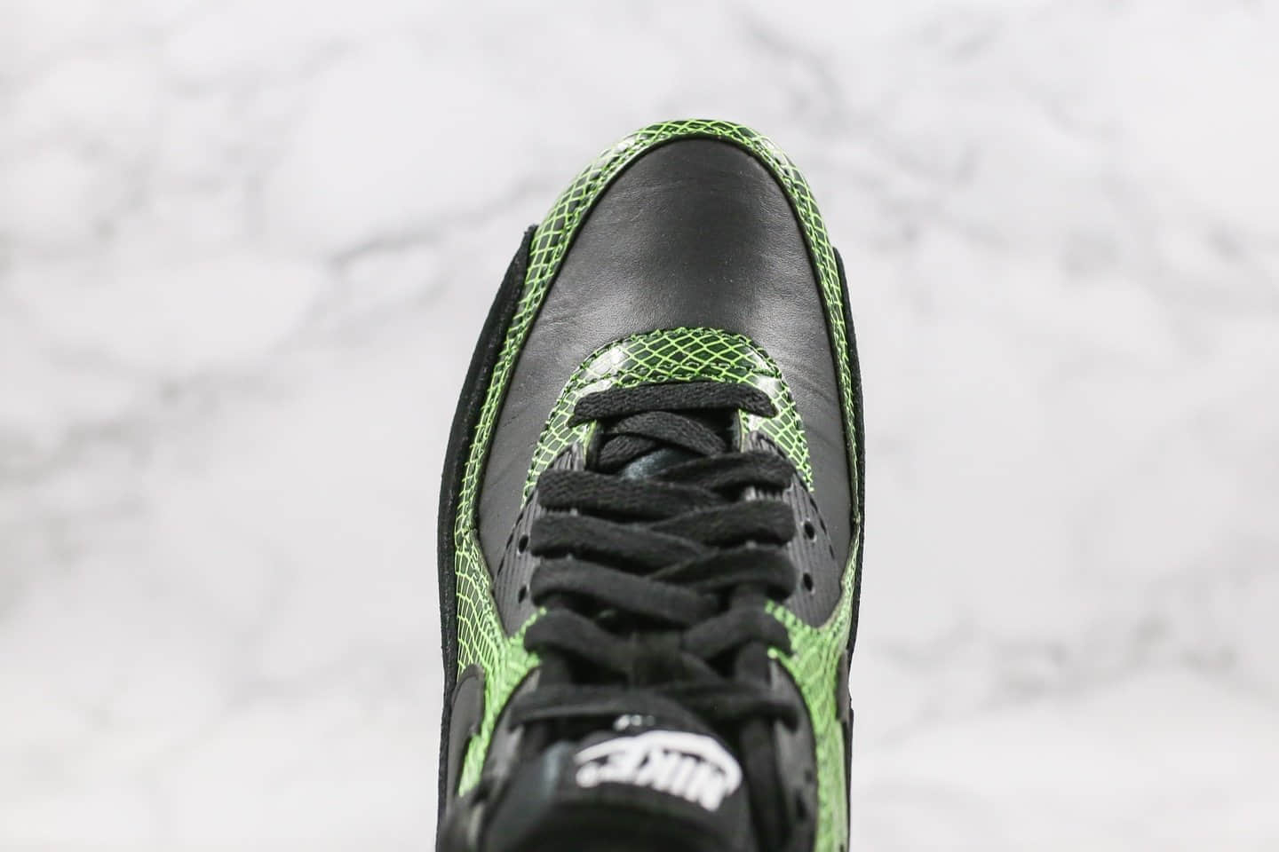 耐克Nike Air Max 90 QS纯原版本Max90气垫鞋黑绿色内置真实气垫原盒原标原档案数据开发 货号：CD0916-001