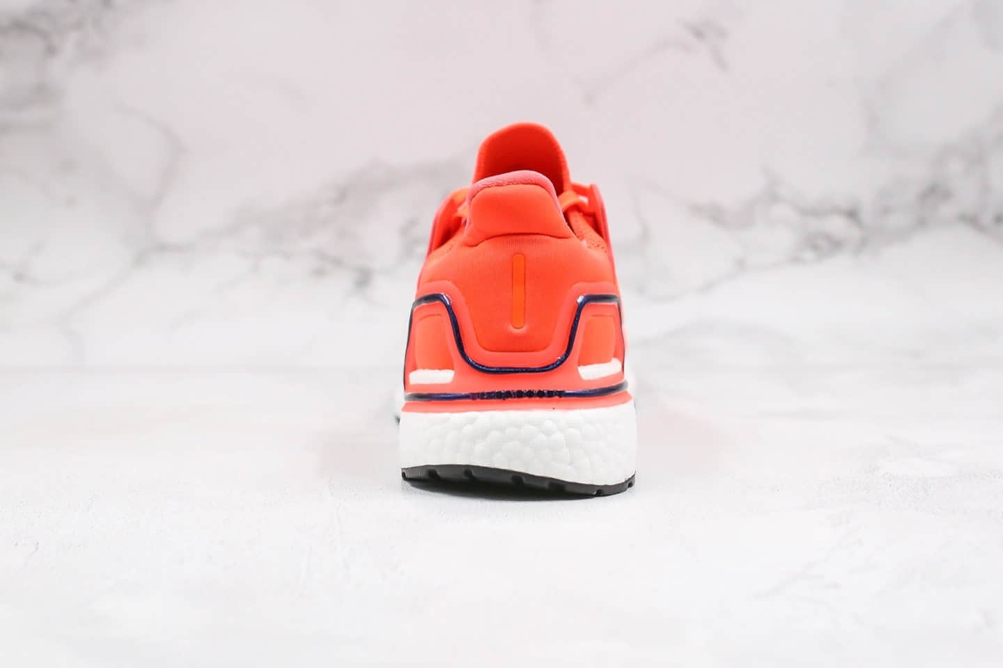 阿迪达斯Adidas Ultra Boost 20纯原版本爆米花跑鞋UB6.0荧光橙色原厂黑盒正确TPU支架 货号：FV8449