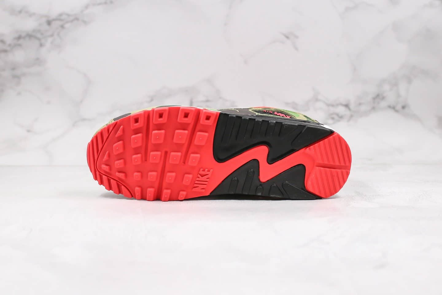 耐克Nike Air Max 90 Reverse Duck Camo纯原版本气垫鞋Max90反转猎鸭迷彩配色真实气垫正确鞋面材质 货号：CW6024-600