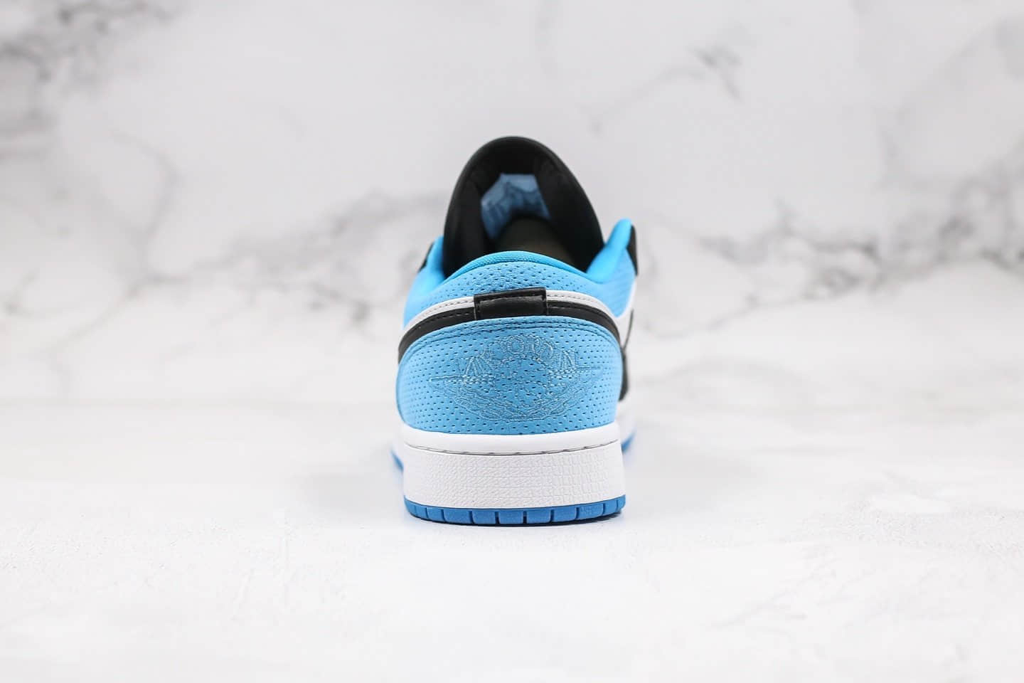 乔丹Air Jordan 1 Low Laser Blue纯原版本低帮AJ1黑蓝脚趾配色原盒原标区别市面通货版本 货号：CK3022-004
