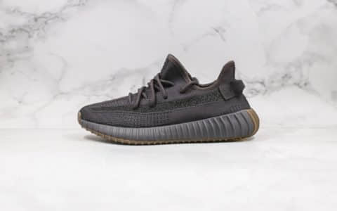 阿迪达斯Adidas Yeezy 350 Boost V2 Cinder Reflective公司级版本椰子350V2矿黑黑生胶侧透满天星配色原盒配件真爆米花颗粒大底 货号：FY4176