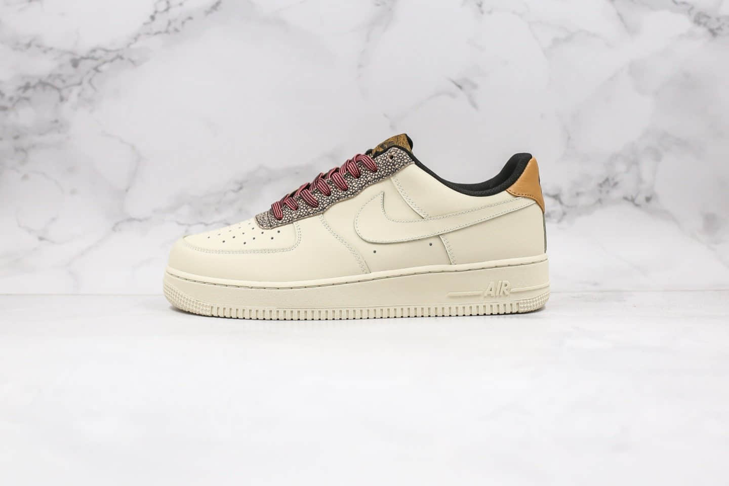 耐克Nike Air Force 1 Low纯原版本低帮空军一号米白色鹅卵石配色内置气垫原盒原标海外发售款 货号：CK4363-200