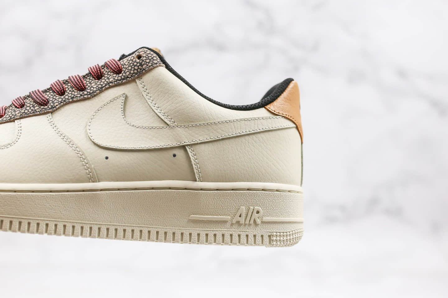 耐克Nike Air Force 1 Low纯原版本低帮空军一号米白色鹅卵石配色内置气垫原盒原标海外发售款 货号：CK4363-200