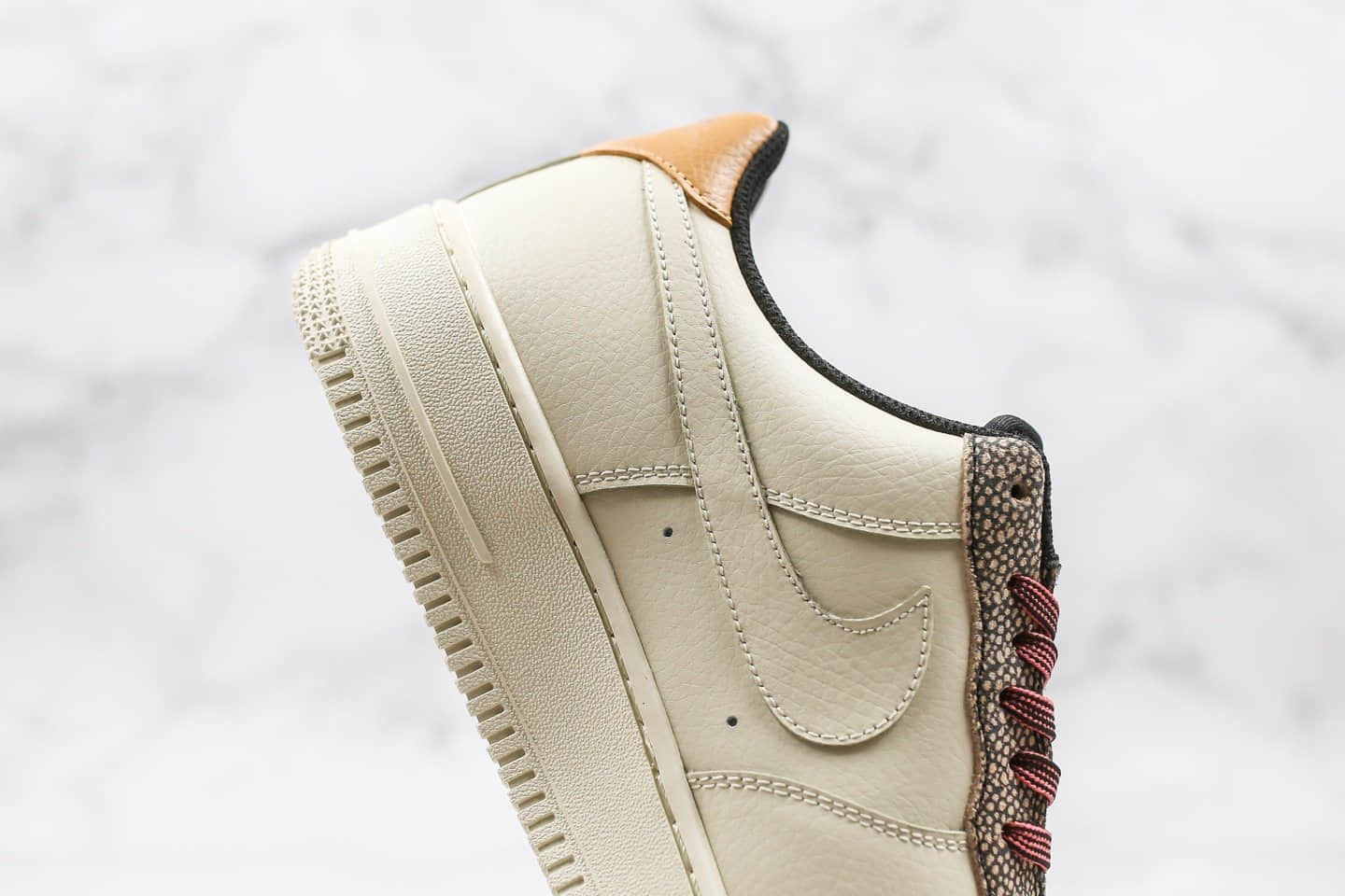 耐克Nike Air Force 1 Low纯原版本低帮空军一号米白色鹅卵石配色内置气垫原盒原标海外发售款 货号：CK4363-200