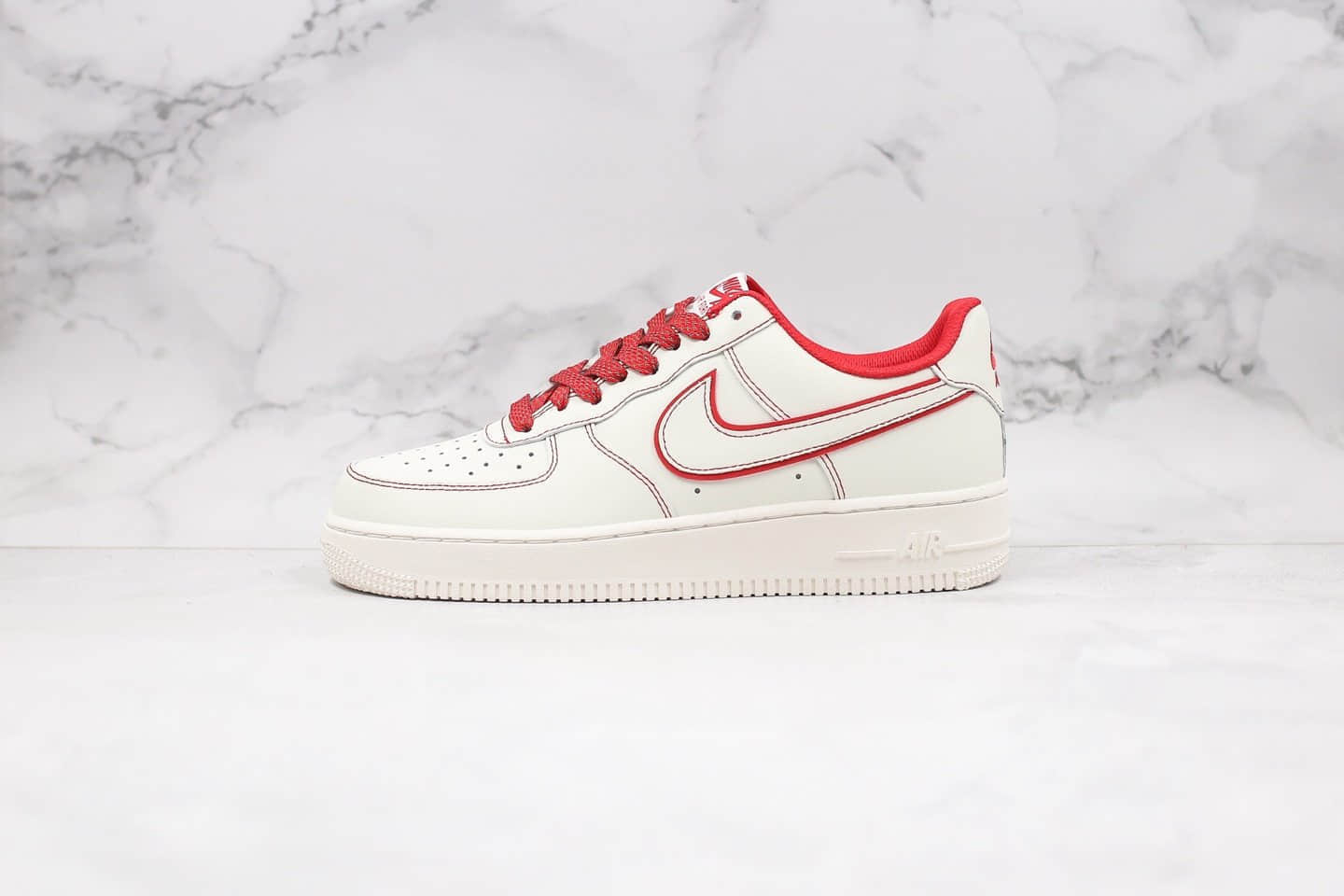 耐克Nike Air Force 1 '07 LV8 3M纯原版本低帮空军一号满天星红白兔八哥内置气垫原盒原标鞋面高清洁度 货号：315122-707