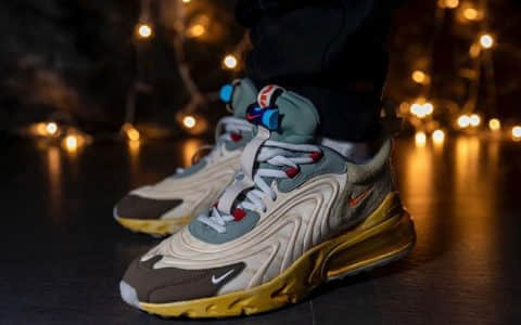 重磅联名Travis Scott x Nike Air Max 270 React将于5月1日发售！ 货号：CT2864-200