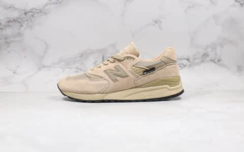 新百伦New Balance 998纯原版本棕色卡其色休闲慢跑鞋原盒原标原档案数据开发 货号：M998BLC