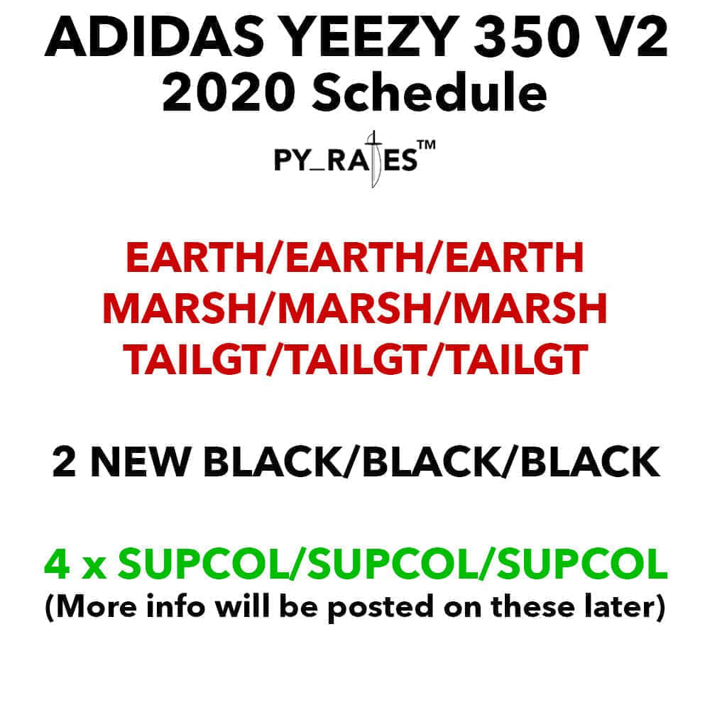 侃爷又双叒叕搞新品了！四款 Yeezy 350 V2 新配色即将陆续登场！