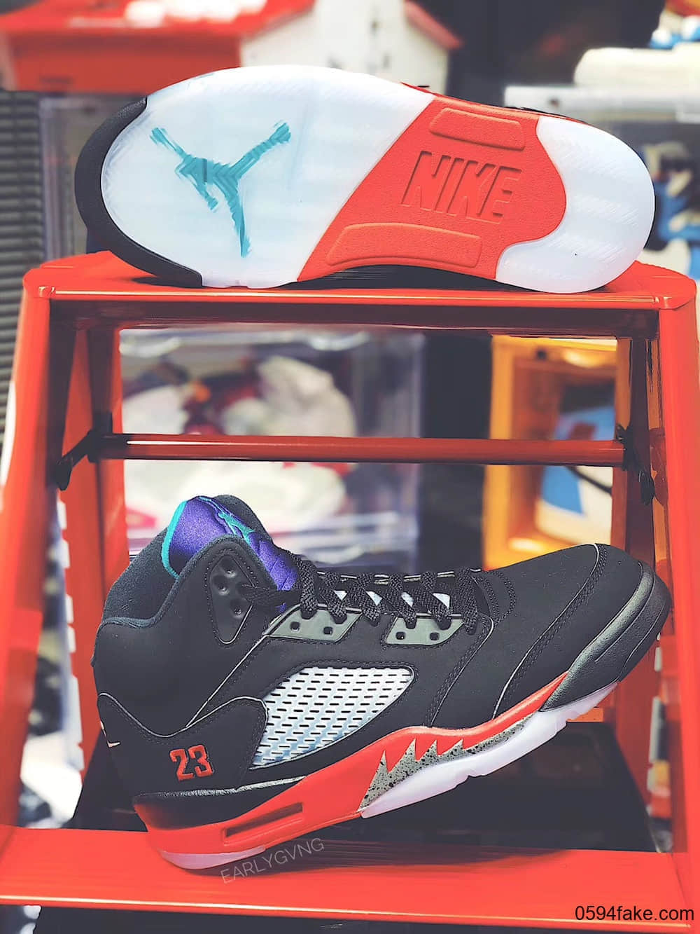 乔丹Air Jordan 5 TOP 3释出最新实物图！将于5月16日发售！ 货号：CZ1786-001