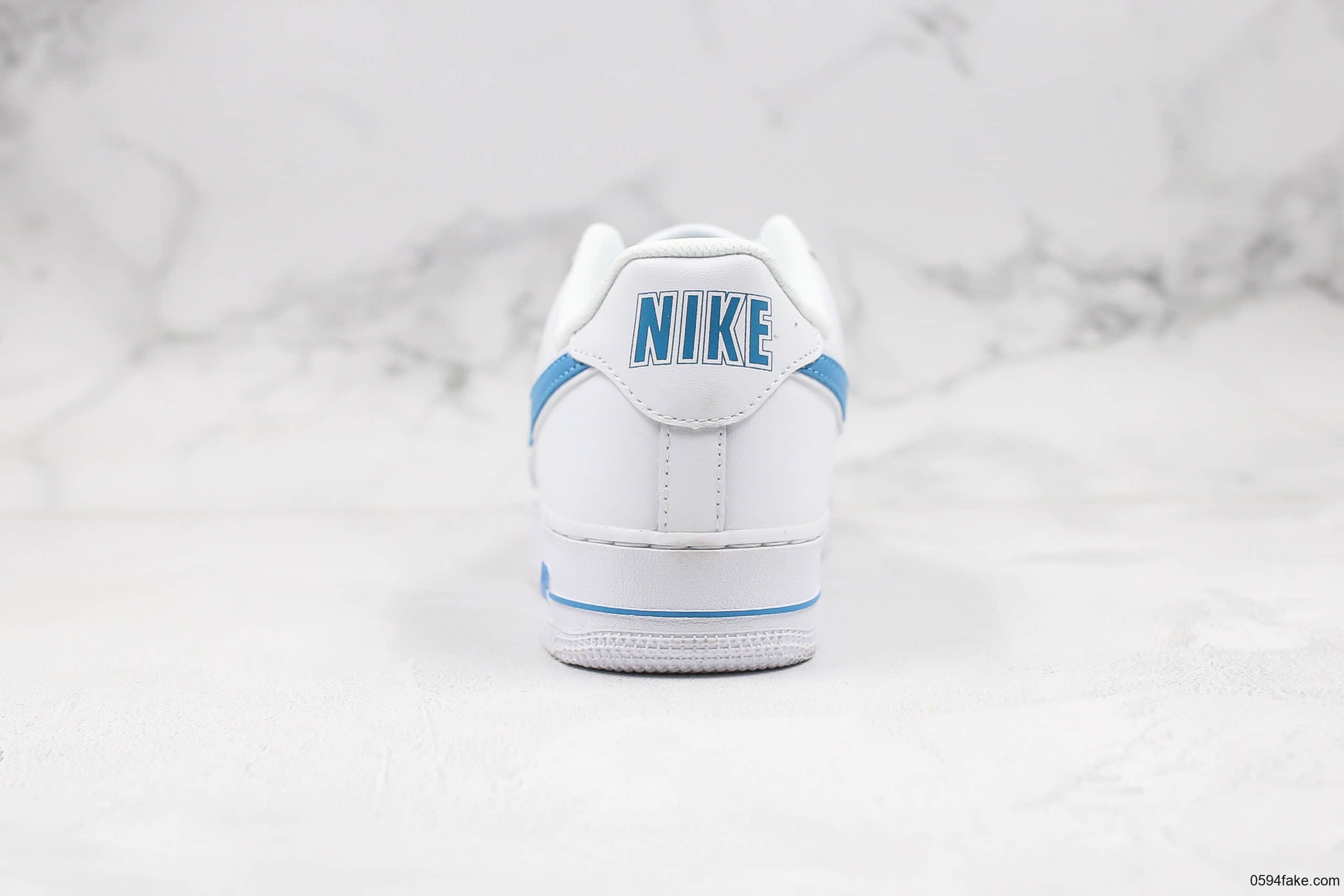 耐克NIke Air Force 1'07 LV8 JDI Lntc低帮空军一号浅蓝色纯原版本原厂气垫全头层皮打造 货号：AO2423-100