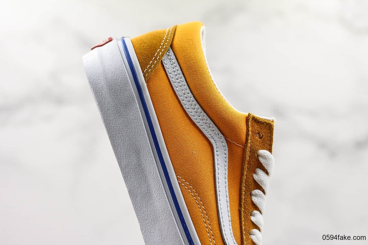 万斯Vans Old school公司级版本低帮板鞋黄色正确硫化大底