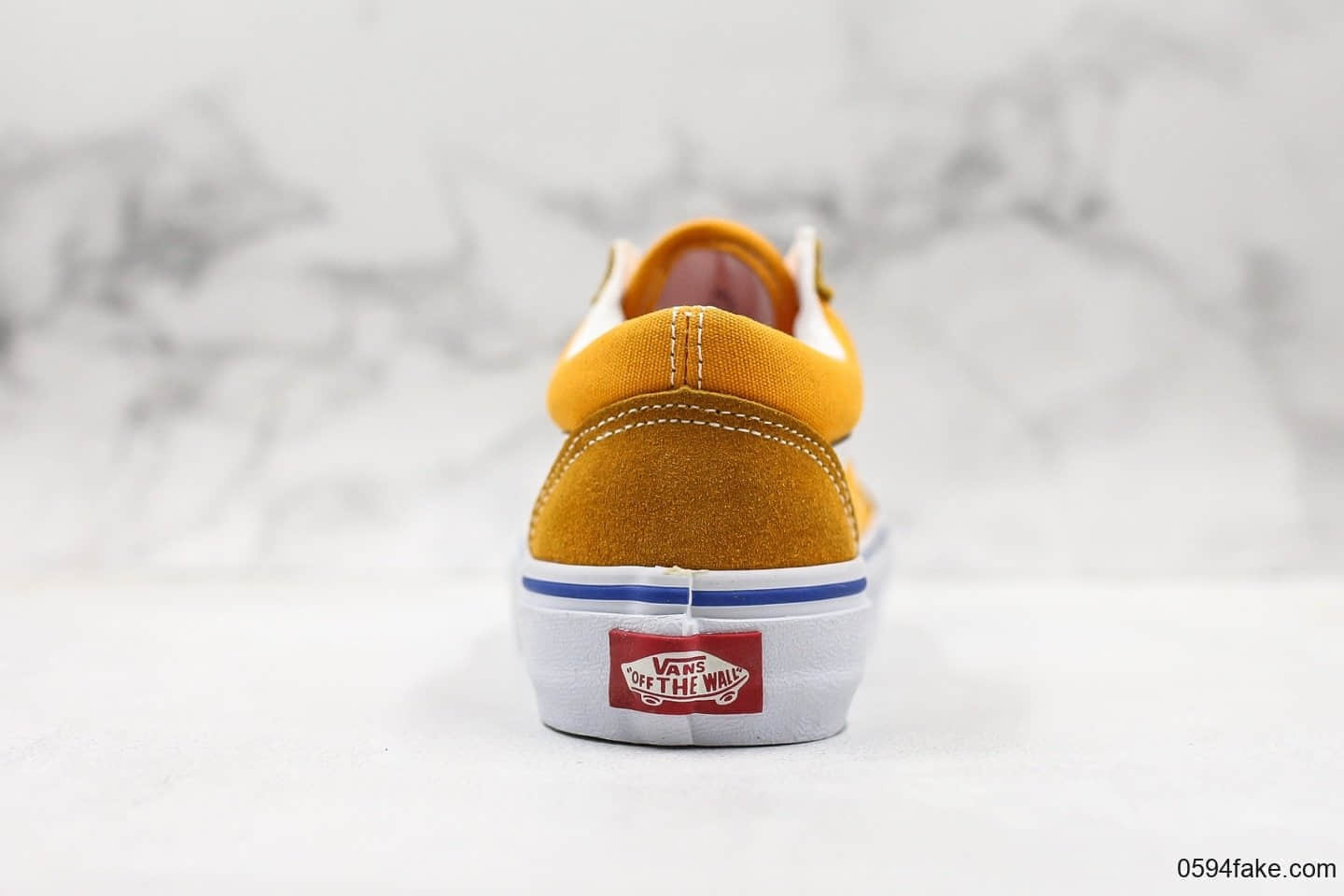 万斯Vans Old school公司级版本低帮板鞋黄色正确硫化大底