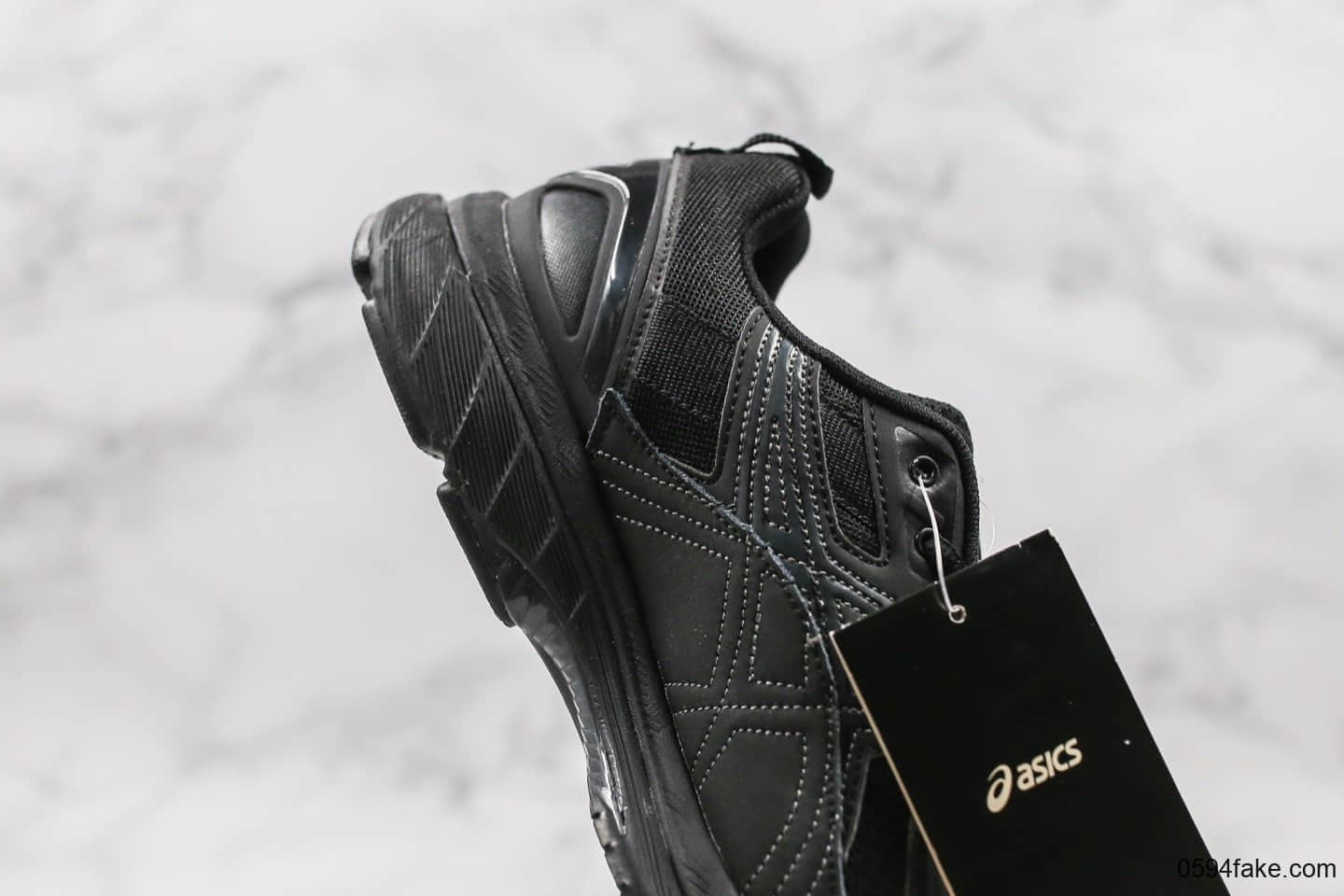 亚瑟士Kiko Kostadinov x Asics Gel-Burz 2公司级版本限量联名运动鞋走秀款黑色原楦开发 货号：1013A040-025