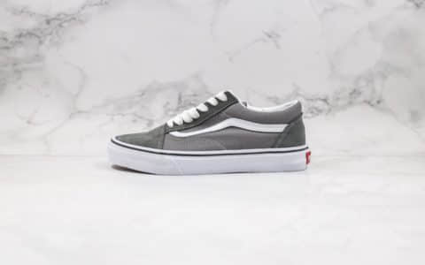 万斯Vans Stye 36公司级版本低帮板鞋麂皮灰色原厂硫化底