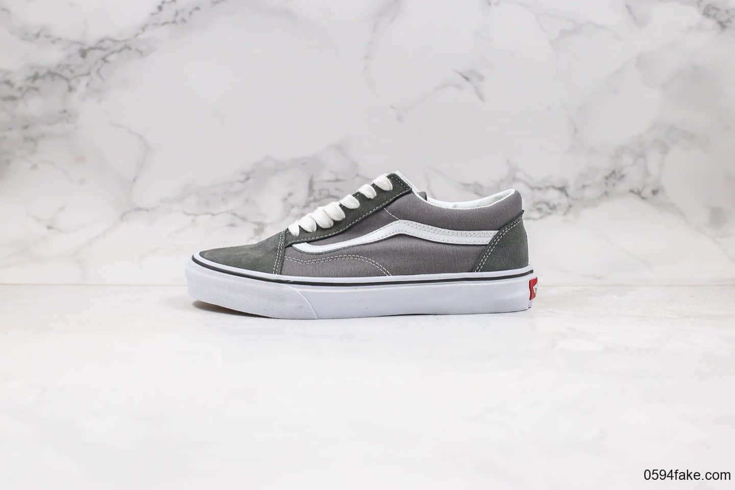 万斯Vans Stye 36公司级版本低帮板鞋麂皮灰色原厂硫化底