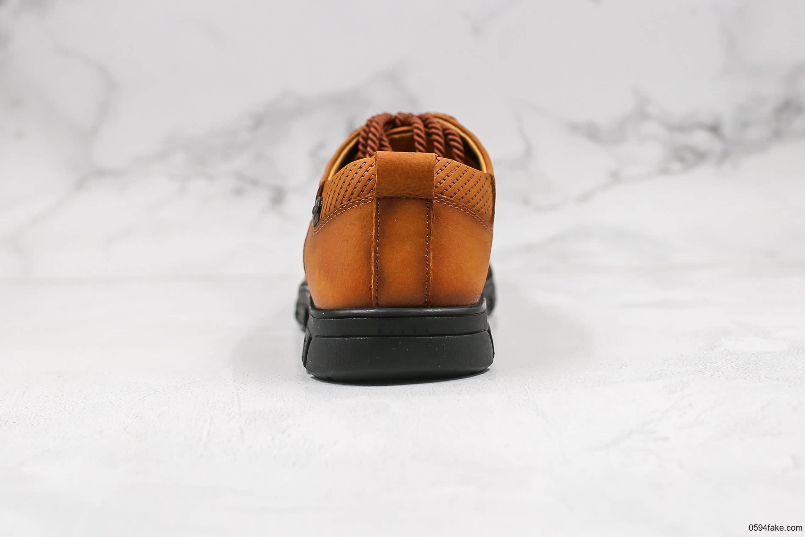 卡特CAT Footwear公司级版本工装皮鞋棕色进口头层牛皮原单品质