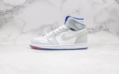 乔丹Air Jordan 1 Zoom R2T “Racer Blue”OG纯原版本白蓝配色原档案数据开发 货号：CK6637-104