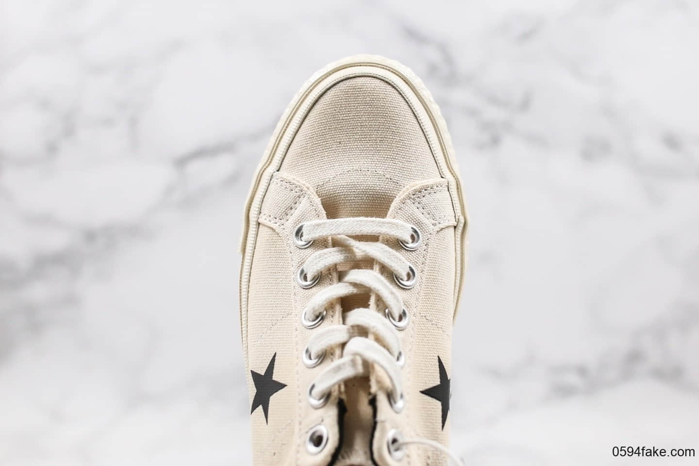 匡威DSM x Converse One Star Canvas公司级版本联名帆布低帮休闲板鞋米白配色聚氨酯硅蓝PU中底