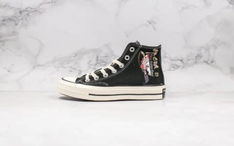 匡威Converse Chuck 70 x 大话西游联名款公司级版本一生所爱黑色原厂硫化大底正确硅蓝中底 货号：168220C