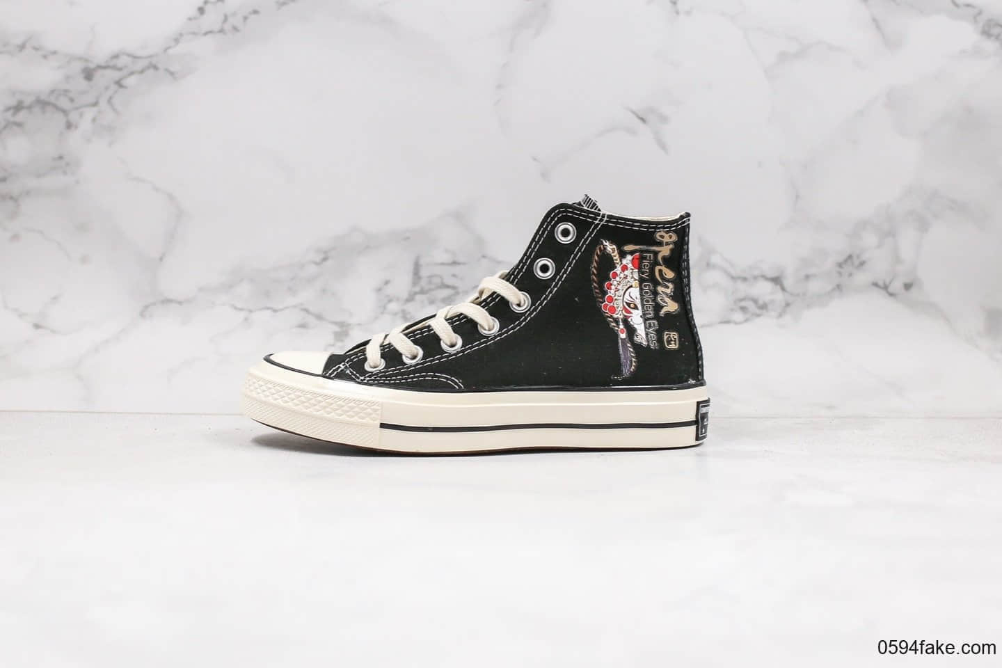 匡威Converse Chuck 70 x 大话西游联名款公司级版本一生所爱黑色原厂硫化大底正确硅蓝中底 货号：168220C