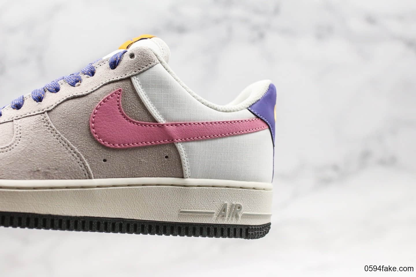 耐克Nike Air Force 1 Low Releasing With ACG VIBES公司级版本登山者联名空军一号米白粉钩配色全鞋头层正确版型 货号：CU3007-061