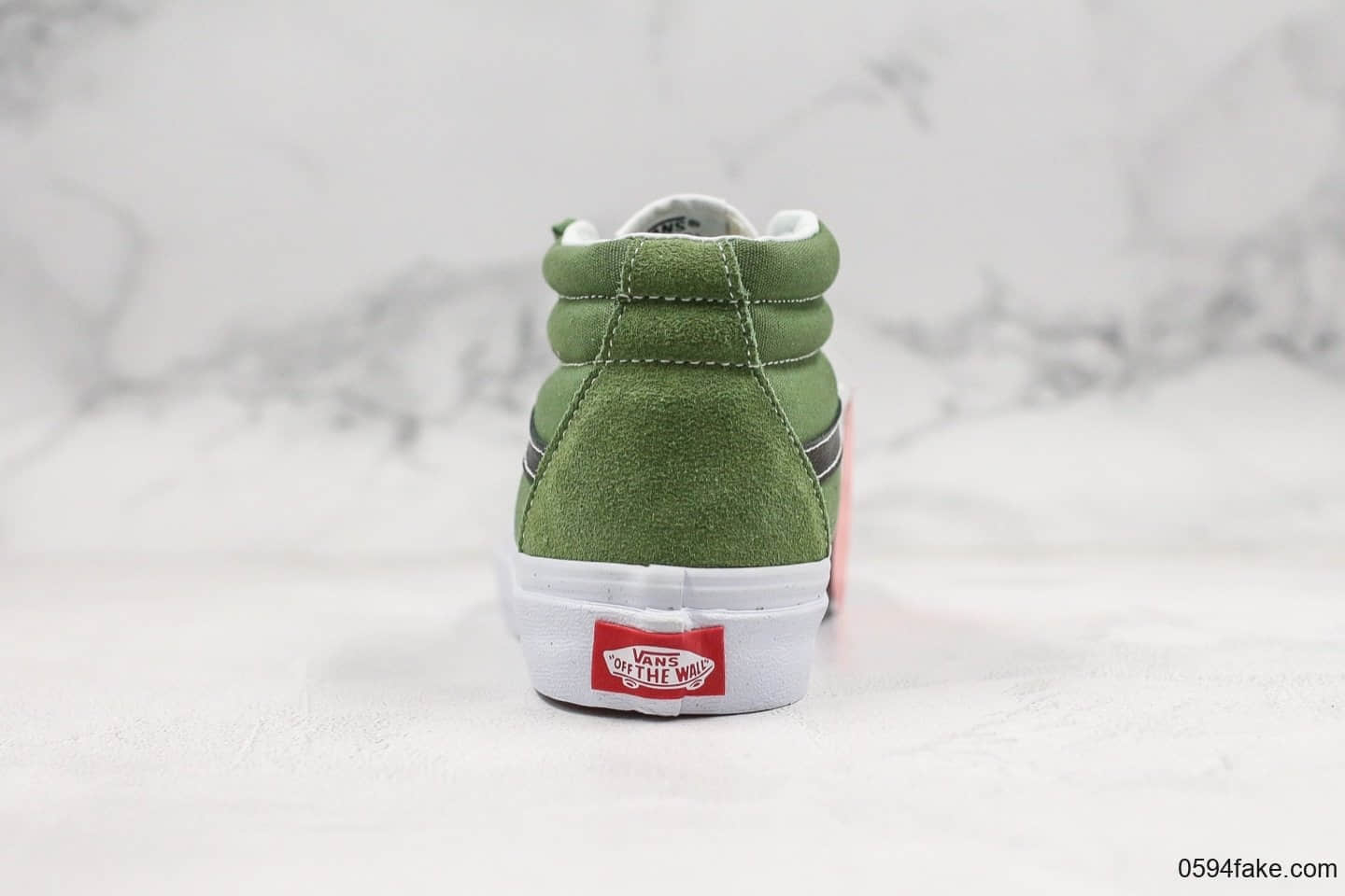 万斯Vans Sk8-Mid公司级版本中帮板鞋牛油果绿配色原厂硫化工艺