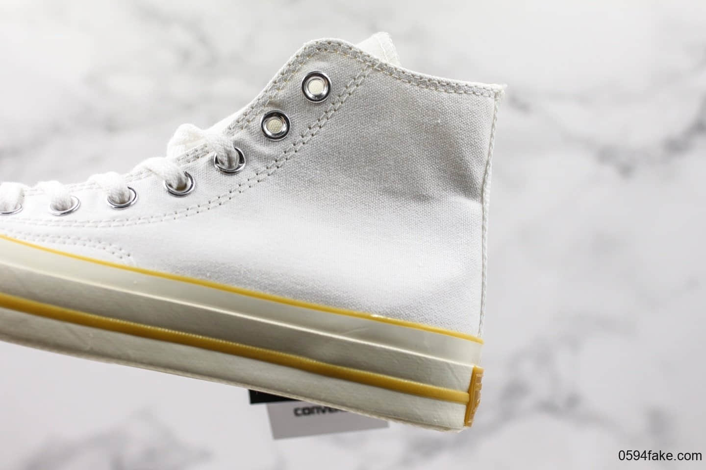 匡威Converse Chuck 70 Pop公司级版本高帮复古帆布鞋白色欧索莱鞋垫 货号：165720C