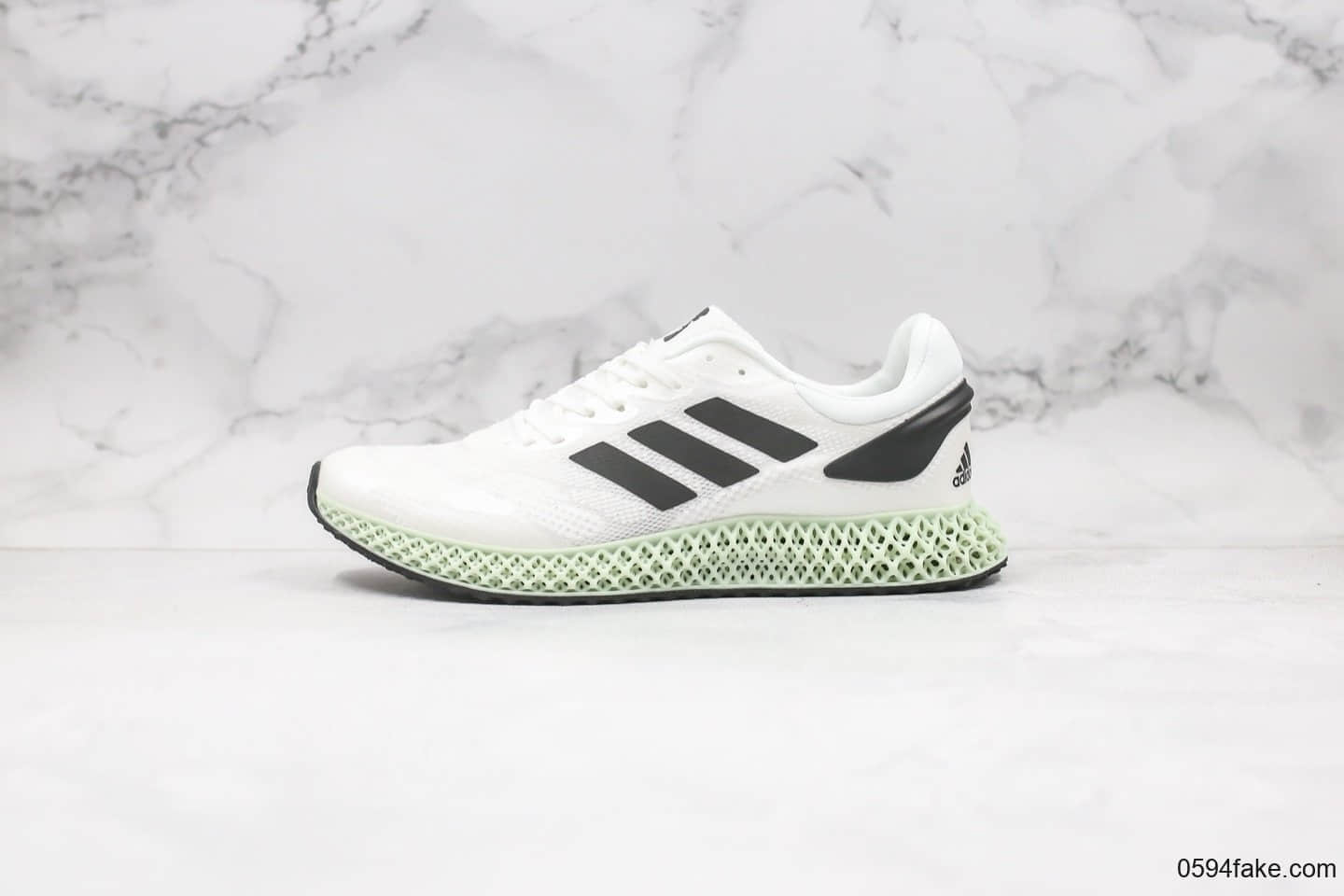 阿迪达斯Adidas Alphaedge 4D LTD M公司级版本跑鞋黑白配色男女休闲运动鞋 货号：FV5327